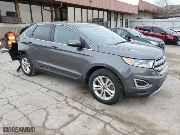 2015 Ford Edge SEL with VIN 2FMTK4J84FBC10347, listed as a Copart auction lot 47447225 with 110,011 mi miles and Salvage Title. Bid and sale history available at carsss.com. Image 4.