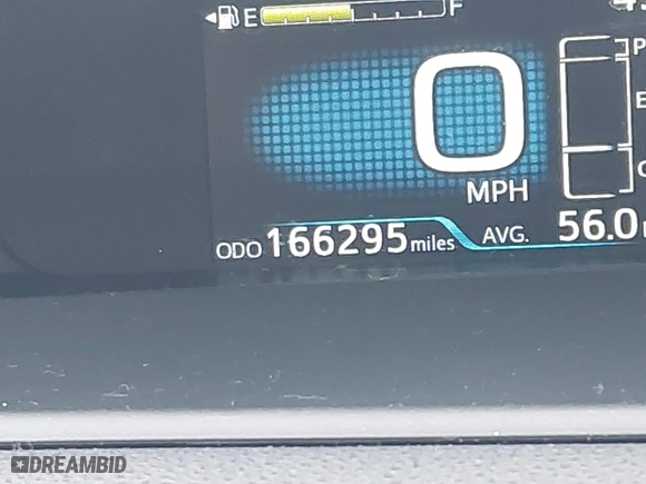 2019 Toyota Prius L Eco with VIN JTDKARFU8K3085918, listed as a IAAI auction lot 41107891 with 166,295 mi miles. Bid and sale history available at carsss.com. Image 15.