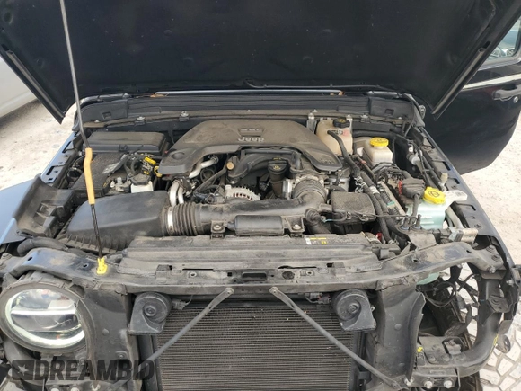 2020 Jeep Wrangler Unlimited Willys with VIN 1C4HJXDG7LW234492, listed as a Copart auction lot 85474054 with 90,897 mi miles and Non repairable. Bid and sale history available at DreamBid. Image 11.