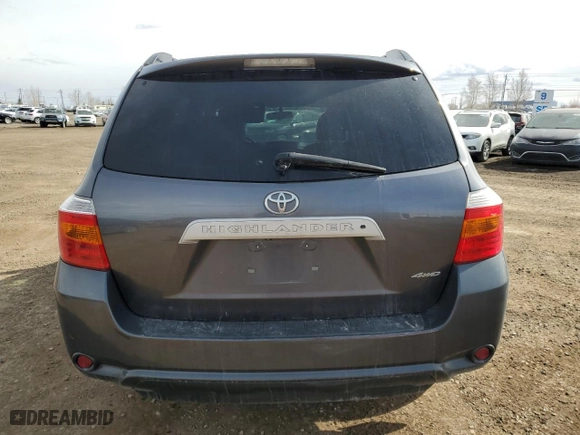 2010 Toyota Highlander SE with VIN 5TDJK3EH7AS013034, listed as a Copart auction lot 50070195 with 277,355 mi miles and Salvage Title. Bid and sale history available at carsss.com. Image 6.