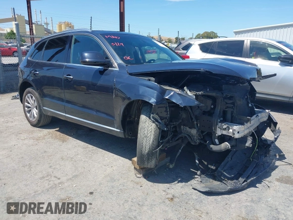 2015 Audi Q5 Premium Plus with VIN WA1LFAFP3FA123360, listed as a IAAI auction lot 42361327 with 90,777 mi miles and . Bid and sale history available at DreamBid. Image 1.