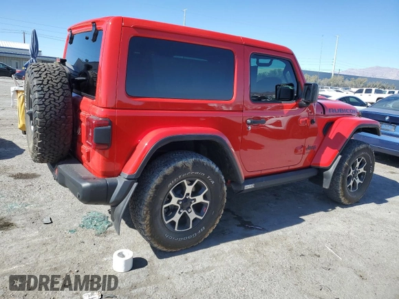 2021 Jeep Wrangler Rubicon with VIN 1C4HJXCG2MW547128, listed as a Copart auction lot 44792105 with 11,323 mi miles and Salvage title. Bid and sale history available at DreamBid. Image 3.