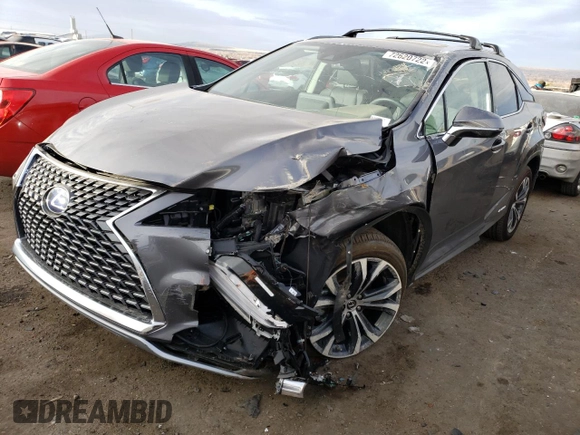 2022 Lexus RX with VIN 2T2HGMDA0NC087030, listed as a Copart auction lot 72620722 with 3,075 mi miles. Bid and sale history available at carsss.com. Image 1.