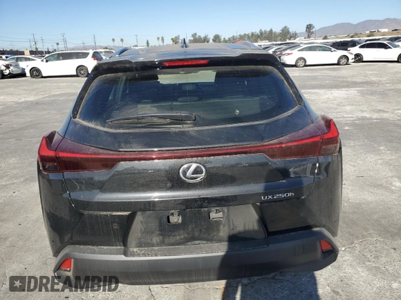 2024 Lexus UX with VIN JTHX6JBH4R2192156, listed as a Copart auction lot 84512994 with 3,320 mi miles and Salvage Title. Bid and sale history available at carsss.com. Image 6.