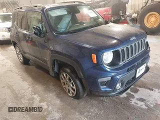 2019 Jeep Renegade Latitude with VIN ZACNJBBB8KPK93847, listed as a IAAI auction lot 42230001 with 111,401 mi miles and . Bid and sale history available at DreamBid. Image 1.