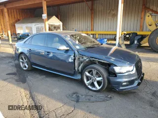 2015 Audi A4 Premium Plus with VIN WAUFFAFLXFN013671, listed as a Copart auction lot 51095675 with 92,685 mi miles and Salvage Title. Bid and sale history available at carsss.com. Image 4.