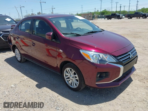 2024 Mitsubishi Mirage ES with VIN ML32FUFJ2RHF11096, listed as a IAAI auction lot 42081913 with 5,318 mi miles and . Bid and sale history available at DreamBid. Image 1.