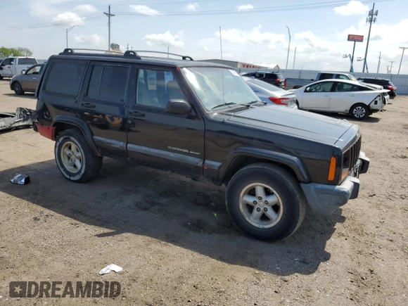 2001 Jeep Cherokee Sport with VIN 1J4FF48S51L548933, listed as a Copart auction lot 60962095 with 175,352 mi miles and Clean title. Bid and sale history available at DreamBid. Image 4.