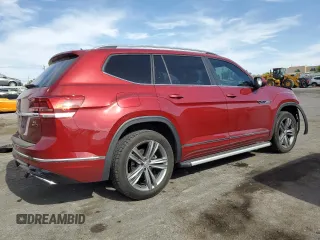 2018 Volkswagen Atlas SEL with VIN 1V2RR2CAXJC598898, listed as a Copart auction lot 58301435 with 80,162 mi miles and Salvage title. Bid and sale history available at DreamBid. Image 3.