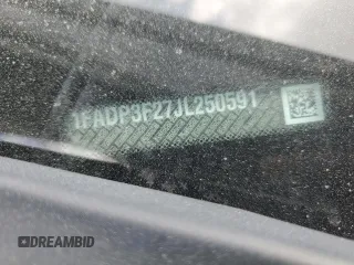 2018 Ford Focus SE z VIN 1FADP3F27JL250591, wystawiony jako Copart lot #54989245 z przebiegiem 85 838 mil mil oraz Szkoda całkowita • Salvage title. Historia ofert i sprzedaży dostępna na DreamBid. Obrazek 12.