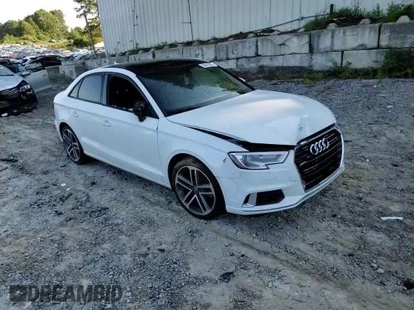 2017 Audi A3 Sedan Premium with VIN WAUB8GFF1H1075590, listed as a Copart auction lot 58847023 with 61,878 mi miles. Bid and sale history available at carsss.com. Image 11.