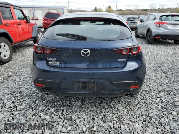 2021 Mazda 3 Select with VIN JM1BPBKL4M1403678, listed as a Copart auction lot 52565435 with 34,520 mi miles and Salvage title. Bid and sale history available at DreamBid. Image 6.