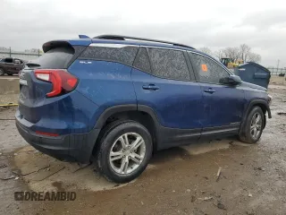 2022 GMC Terrain SLE with VIN 3GKALMEV9NL128470, listed as a Copart auction lot 44194835 with 63,385 mi miles and Salvage Title. Bid and sale history available at carsss.com. Image 3.