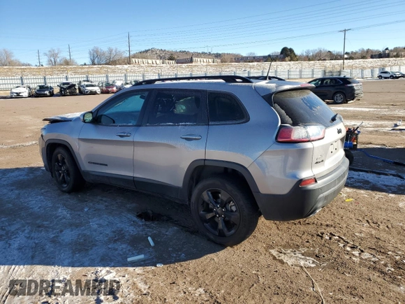 2020 Jeep Cherokee Altitude with VIN 1C4PJMLX7LD594966, listed as a Copart auction lot 88146765 with 0 mi miles and Salvage Title. Bid and sale history available at carsss.com. Image 2.