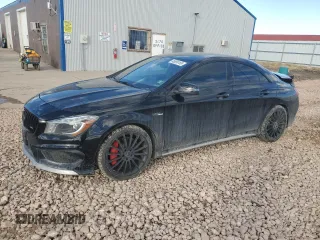 2015 Mercedes-Benz CLA 45 AMG with VIN WDDSJ5CB5FN198513, listed as a Copart auction lot 46956165 with 79,948 mi miles and Salvage title. Bid and sale history available at DreamBid. Image 1.