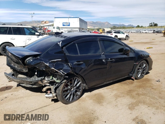2018 Subaru WRX Premium with VIN JF1VA1B65J9803903, listed as a Copart auction lot 72240224 with 75,416 mi miles and Salvage Title. Bid and sale history available at carsss.com. Image 3.