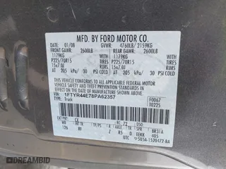 2008 Ford Ranger XLT with VIN 1FTYR44E78PA62357, listed as a IAAI auction lot 41783830 with 70,812 mi miles. Bid and sale history available at carsss.com. Image 9.