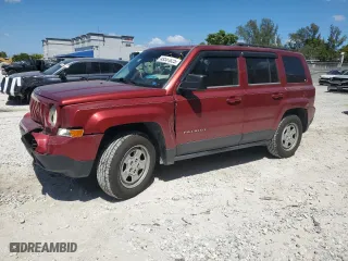 2014 Jeep Patriot Sport with VIN 1C4NJPBA7ED505275, listed as a Copart auction lot 49551825 with 203,228 mi miles and Salvage Title. Bid and sale history available at carsss.com. Image 1.