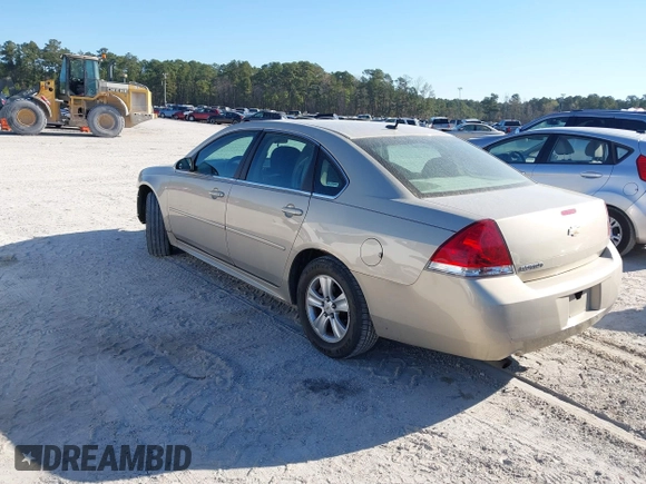 2012 Chevrolet Impala LS Retail with VIN 2G1WA5E37C1142130, listed as a IAAI auction lot 41888926 with 145,756 mi miles and . Bid and sale history available at DreamBid. Image 3.