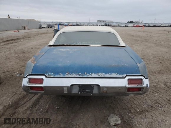 1972 Oldsmobile Cutlass with VIN 0000342571Z125711, listed as a Copart auction lot 43832295 with 59,517 mi miles and Clean Title. Bid and sale history available at DreamBid. Image 6.