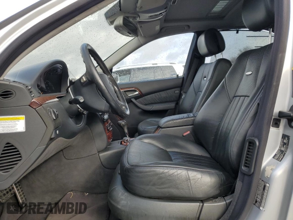 2006 Mercedes-Benz S 55 AMG with VIN WDBNG74J46A467680, listed as a Copart auction lot 79600314 with 155,019 mi miles and Clean Title. Bid and sale history available at DreamBid. Image 7.