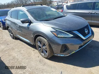 2020 Nissan Murano Platinum z VIN 5N1AZ2DS2LN147988, wystawiony jako IAAI lot #41748117 z przebiegiem 85 412 mil mil oraz . Historia ofert i sprzedaży dostępna na DreamBid. Obrazek 1.