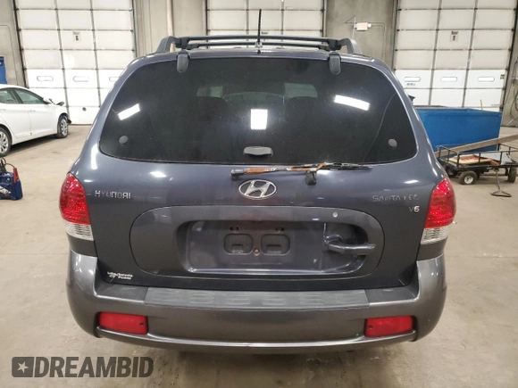 2006 Hyundai Santa Fe GLS with VIN KM8SC13D56U097262, listed as a Copart auction lot 46376785 with 164,382 mi miles and Clean Title. Bid and sale history available at carsss.com. Image 6.