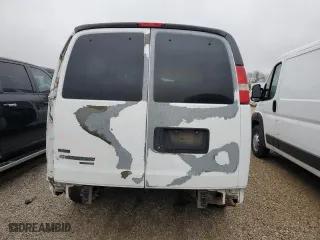 2010 Chevrolet Express Passenger LT with VIN 1GA2G1DG6A1147607, listed as a Copart auction lot 43551925 with 69,611 mi miles and Salvage Title. Bid and sale history available at carsss.com. Image 6.