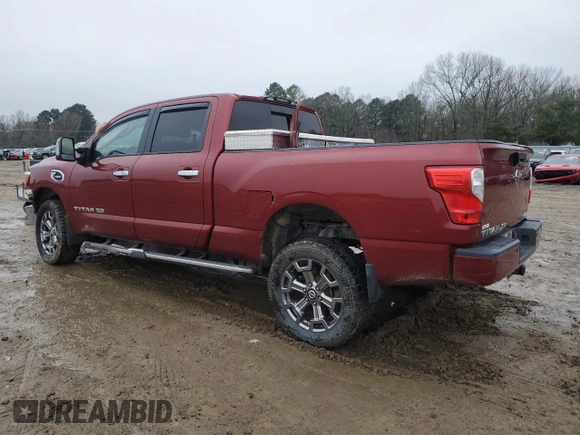 2017 Nissan Titan XD PRO-4X with VIN 1N6BA1F46HN568951, listed as a Copart auction lot 86619384 with 132,838 mi miles and Salvage Title. Bid and sale history available at carsss.com. Image 2.