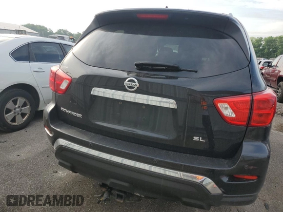 2018 Nissan Pathfinder SL with VIN 5N1DR2MN6JC632750, listed as a Copart auction lot 59013495 with 215,562 mi miles and Salvage title. Bid and sale history available at DreamBid. Image 6.