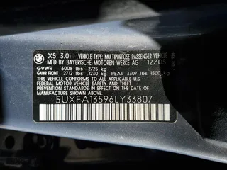 2006 BMW X5 3.0i with VIN 5UXFA13596LY33807, listed as a Copart auction lot 46593215 with 0 mi miles and Salvage Title. Bid and sale history available at carsss.com. Image 15.