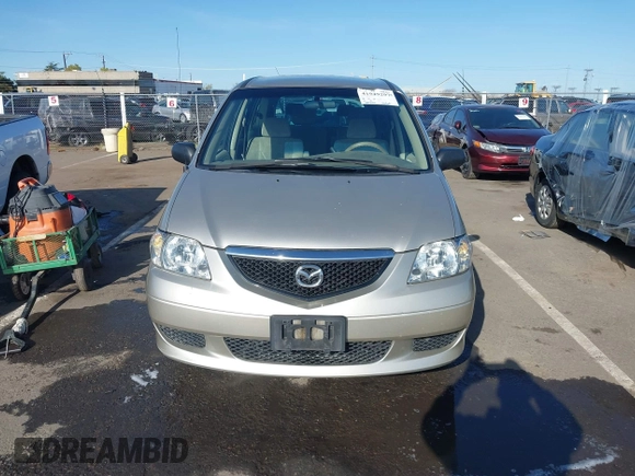 2003 Mazda MPV LX with VIN JM3LW28A930359444, listed as a IAAI auction lot 41949297 with 189,346 mi miles. Bid and sale history available at carsss.com. Image 13.