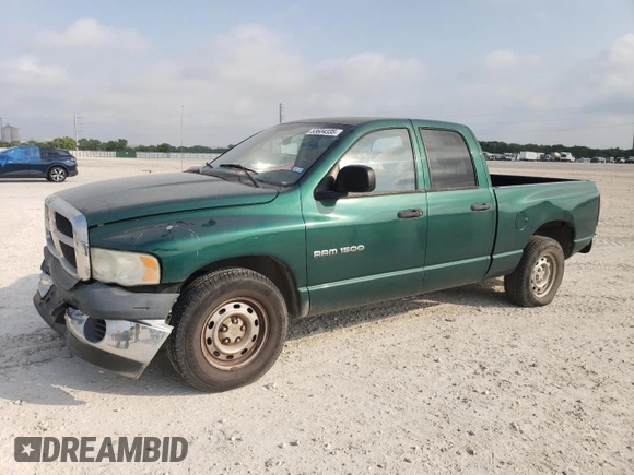 2004 Dodge 1500 SLT with VIN 1D7HA18N14S514381, listed as a Copart auction lot 53604335 with 124,518 mi miles and Salvage Title. Bid and sale history available at carsss.com. Image 1.