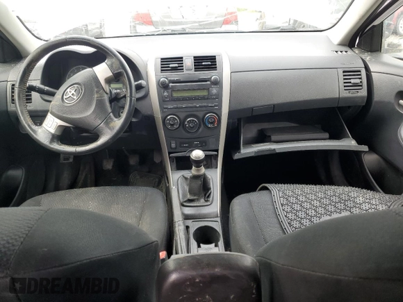 2010 Toyota Corolla with VIN 2T1BU4EE5AC236871, listed as a Copart auction lot 58350175 with Not provided miles and Salvage title. Bid and sale history available at DreamBid. Image 8.