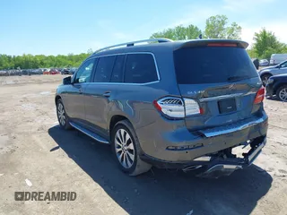 2019 Mercedes-Benz GLS 450 with VIN 4JGDF6EE9KB226581, listed as a IAAI auction lot 42242308 with 80,616 mi miles and . Bid and sale history available at DreamBid. Image 3.