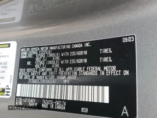 2024 Lexus NX 350 Premium z VIN 2T2GGCEZ2RC045247, wystawiony jako Copart lot #61401805 z przebiegiem 11 271 mil mil oraz Szkoda całkowita • Salvage title. Historia ofert i sprzedaży dostępna na DreamBid. Obrazek 13.