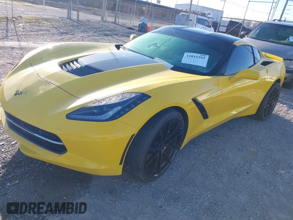 2014 Chevrolet Corvette Z51 3LT z VIN 1G1YL2D79E5118838, wystawiony jako IAAI lot #41815392 z przebiegiem Nie podano mil oraz . Historia ofert i sprzedaży dostępna na DreamBid. Obrazek 17.