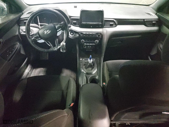 2019 Hyundai Veloster N with VIN KMHT36AHXKU001840, listed as a Copart auction lot 45695305 with 65,104 mi miles and Salvage Title. Bid and sale history available at carsss.com. Image 8.