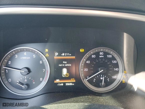 2021 Hyundai Tucson Limited with VIN KM8J3CAL7MU344120, listed as a Copart auction lot 82693124 with 30,686 mi miles and Salvage Title. Bid and sale history available at carsss.com. Image 9.