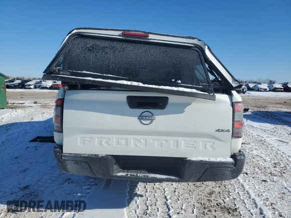 2024 Nissan Frontier S with VIN 1N6ED1CM4RN654866, listed as a Copart auction lot 42084015 with Not provided miles and Salvage title. Bid and sale history available at DreamBid. Image 6.