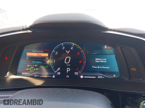 2024 Chevrolet Corvette 2LT z VIN 1G1YB2D43R5105307, wystawiony jako IAAI lot #42060470 z przebiegiem 9 400 mil mil oraz . Historia ofert i sprzedaży dostępna na DreamBid. Obrazek 7.