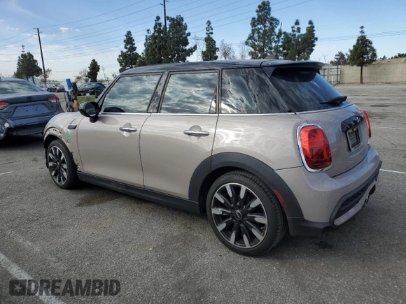 2023 MINI Hardtop 4 Door Cooper S with VIN WMW53DK09P2S84418, listed as a Copart auction lot 47293295 with 37,432 mi miles and Salvage title. Bid and sale history available at DreamBid. Image 2.