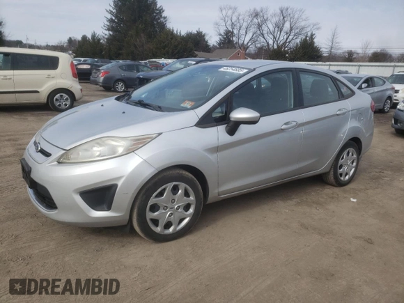 2012 Ford Fiesta SE with VIN 3FADP4BJ3CM114043, listed as a Copart auction lot 46254685 with 58,457 mi miles and Clean Title. Bid and sale history available at DreamBid. Image 1.