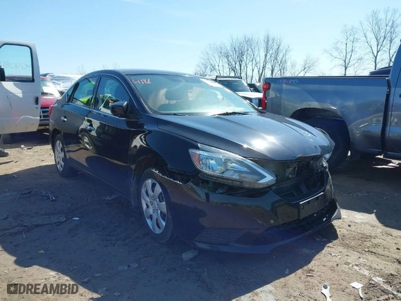 2016 Nissan Sentra SR with VIN 3N1AB7AP2GL683371, listed as a IAAI auction lot 41817502 with 82,072 mi miles. Bid and sale history available at carsss.com. Image 1.