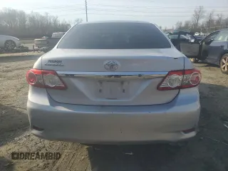 2012 Toyota Corolla L with VIN 2T1BU4EE5CC860463, listed as a Copart auction lot 45097645 with 0 mi miles and Non Repairable. Bid and sale history available at carsss.com. Image 6.