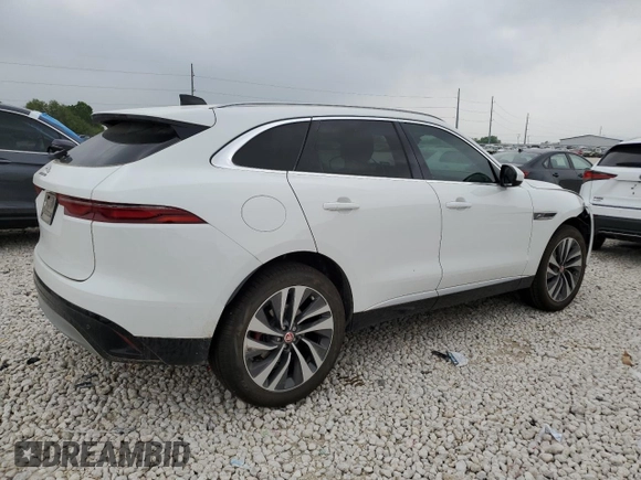 2022 Jaguar F-Pace S z VIN SADCJ2EX6NA702096, wystawiony jako Copart lot #51251345 z przebiegiem 56 512 mil mil oraz Szkoda całkowita • Salvage title. Historia ofert i sprzedaży dostępna na DreamBid. Obrazek 3.