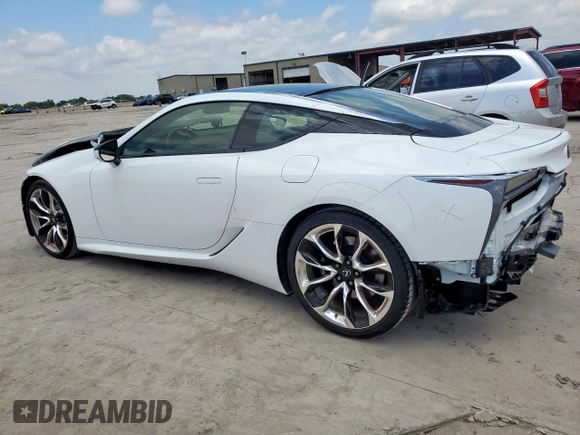 2023 Lexus LC 500h с VIN JTHBP5AY2PA107804, выставлен на аукционе Copart как лот 58967395 с пробегом 4 772 миль миль и Списание • Salvage title. История ставок и продаж доступна на DreamBid. Изображение 2.