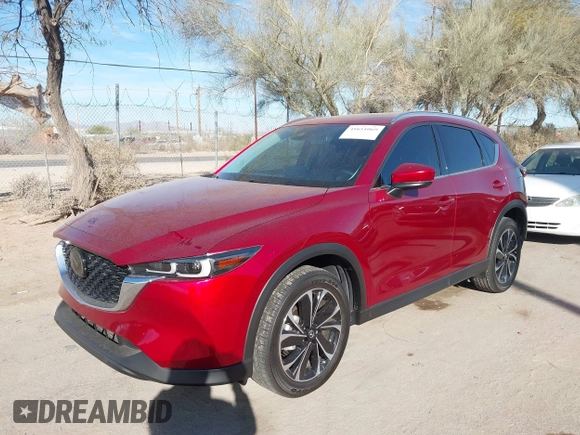 2023 Mazda CX-5 2.5 S Premium Package with VIN JM3KFBDM2P0111876, listed as a IAAI auction lot 41611069 with 6,240 mi miles. Bid and sale history available at carsss.com. Image 18.