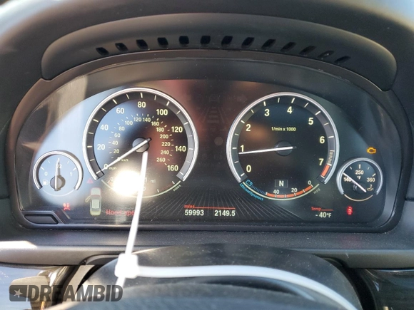 2015 BMW 5 Series 550i xDrive с VIN WBAKP9C54FD693721, выставлен на аукционе Copart как лот 83348714 с пробегом 59 993 миль миль и Списание • Salvage title. История ставок и продаж доступна на DreamBid. Изображение 9.