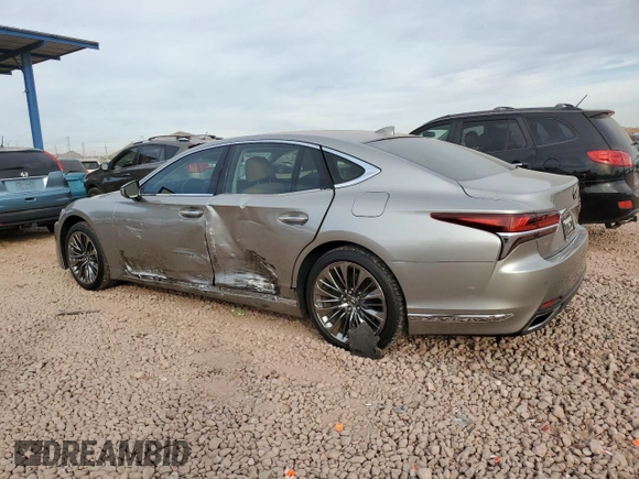 2020 Lexus LS 500 with VIN JTHD51FF6L5011952, listed as a Copart auction lot 87452454 with 36,517 mi miles and Salvage title. Bid and sale history available at DreamBid. Image 2.